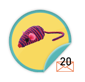 Mouse Squeaker - for those go-getters who have sent 20 emails