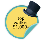 Top Walker - for those veteran walkers who raised $1,000 or more last year
